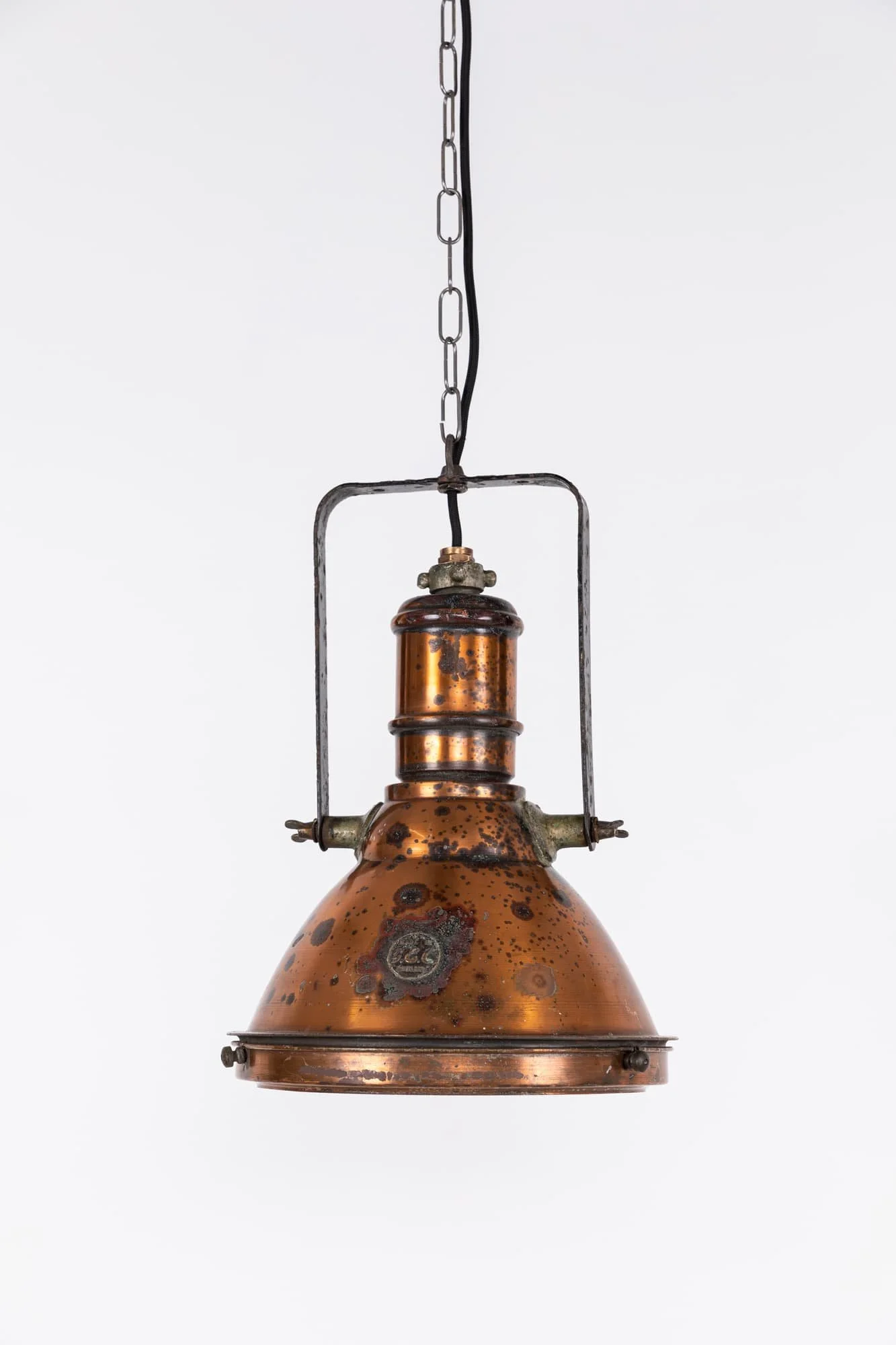 Copper GEC Pendant Light Antiques Workshop Exceptional Vintage